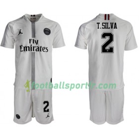 Tenue Paris Saint Germain T.Silva 2 Jordan Blanc Enfant Troisieme 2018-2019 Maillot de Foot
